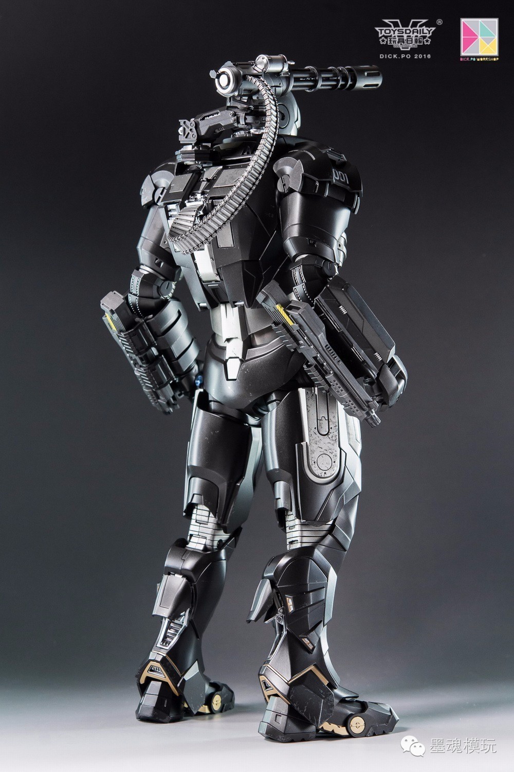 多人开箱美图hottoys16mms331d13压铸合金钢铁侠2战争机器warmachine