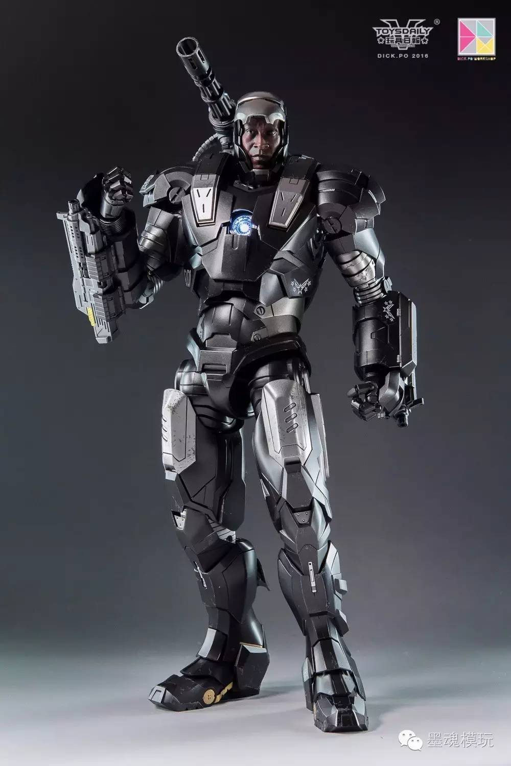 多人开箱美图hottoys16mms331d13压铸合金钢铁侠2战争机器warmachine