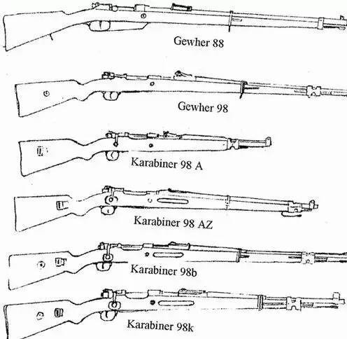 枪械库:德国步兵的"精准魔鬼"-gew.98式步枪!
