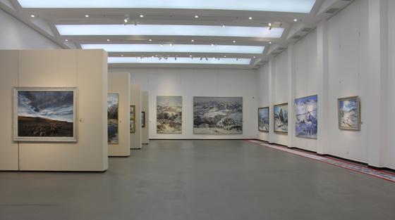 蔚国银油画巡展第58站在北京81美术馆举行