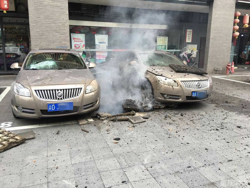 重庆大学城化粪池爆炸,看吐了