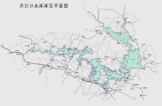 图 8 丹江口水库库区平面图9.