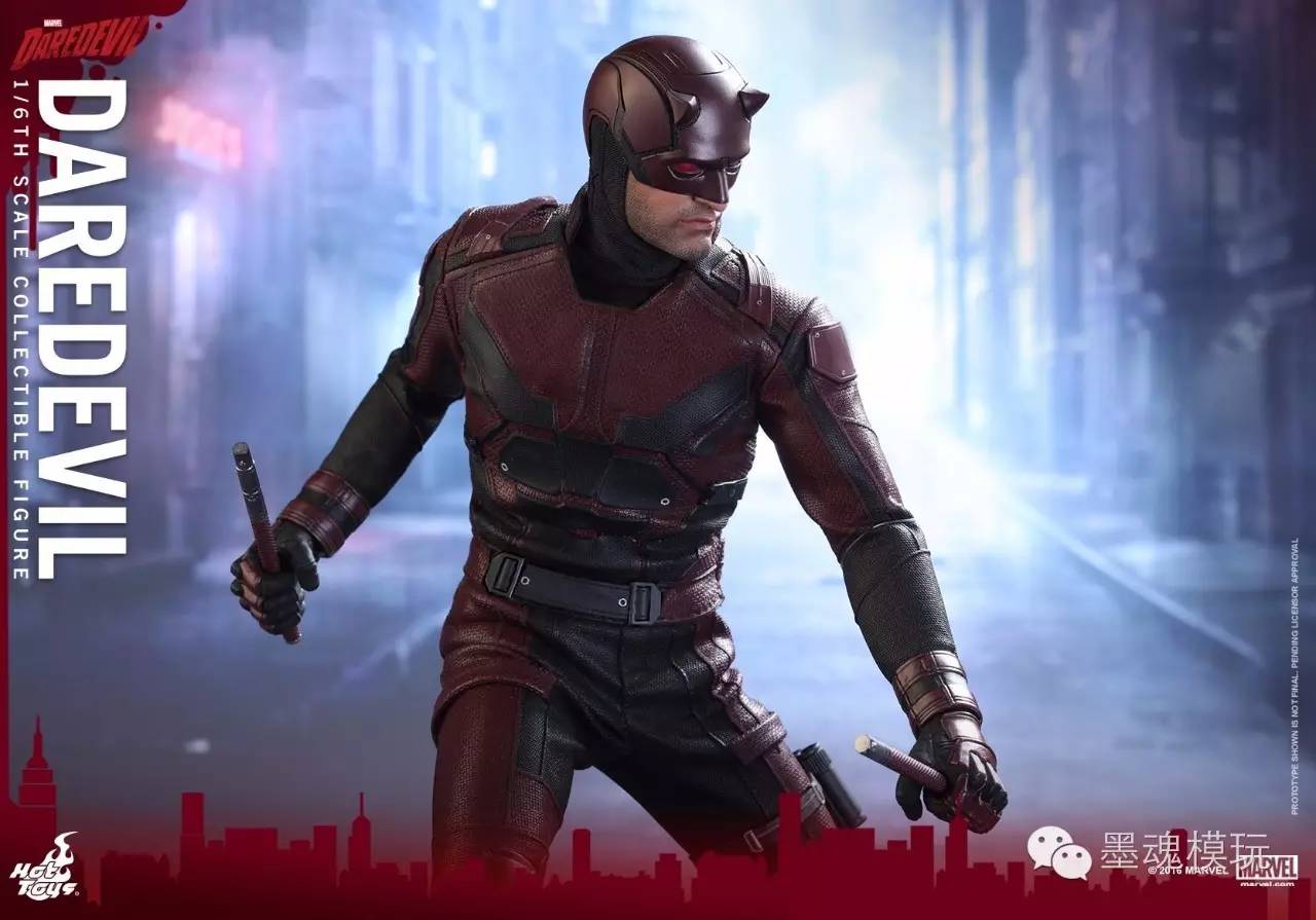 hottoys新品16tms003美剧版夜魔侠超胆侠夜魔侠daredevil