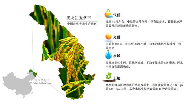 黑龙江省五常市位于世界三大黑土平原的东北平原,是自然母亲赐予我们