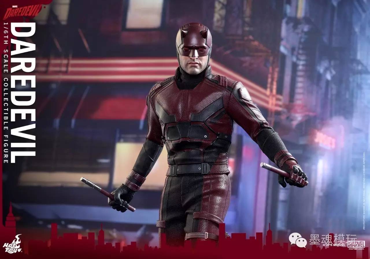 hottoys新品16tms003美剧版夜魔侠超胆侠夜魔侠daredevil