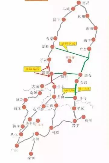 195小时后,大广高速赣州段将发生严重拥堵!