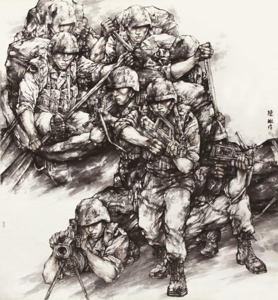 陈琳艺术的特色与追求——为中国军人筑魂