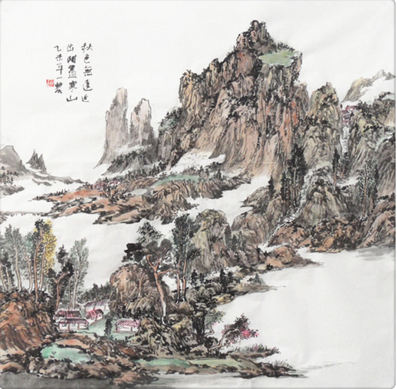 家徐建新学习油画打下坚实绘画基础,八十年代末期改画国画山水花鸟