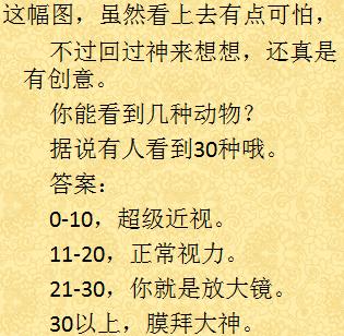 10张诡异图片!据说智商非常高的孩子才能看懂!