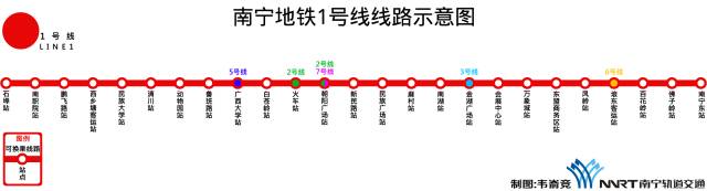南宁地铁一号线10月10日全线试运行!还有重大规划.
