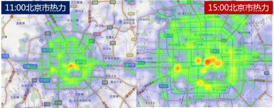 百度地图大数据:十一当天的北京是这样的…_科