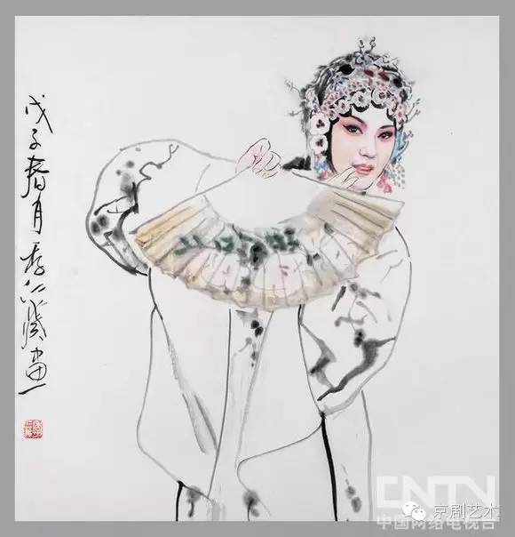 【妙笔生花 美轮美奂】京剧水墨画组图