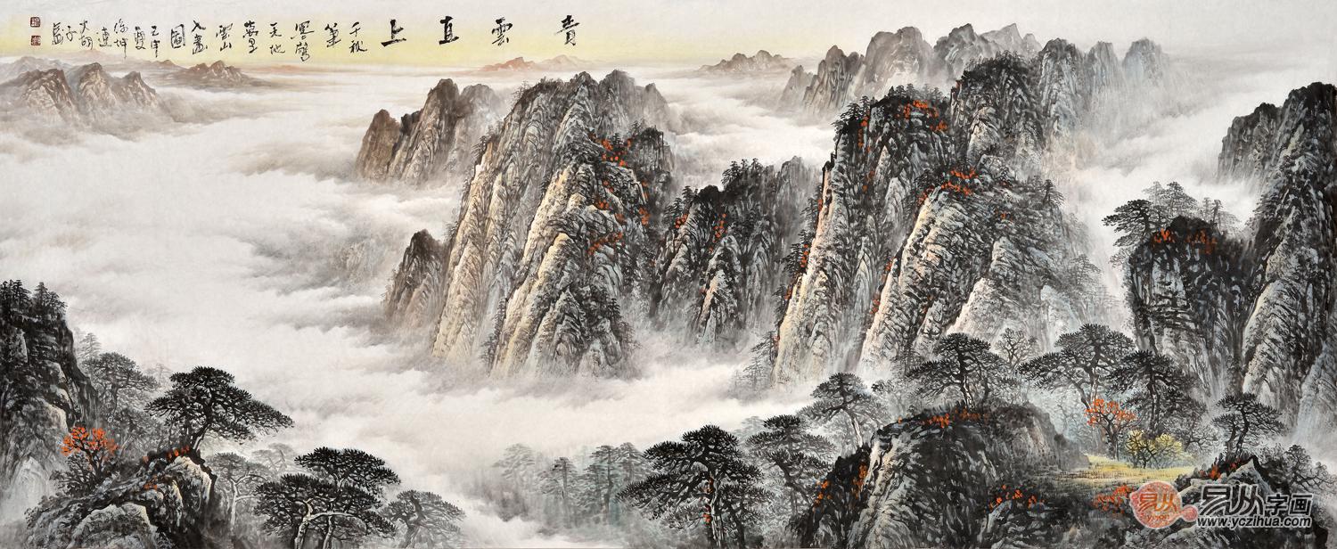 徐坤连山水画赏析 诗意化的艺术世界