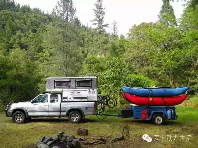 房车界的lv皮卡背驮式升顶房箱fourwheelcampers