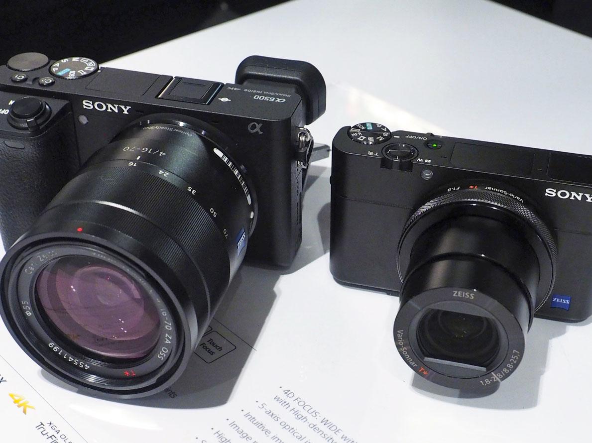 索尼推出紧凑型相机a6500和rx100 v