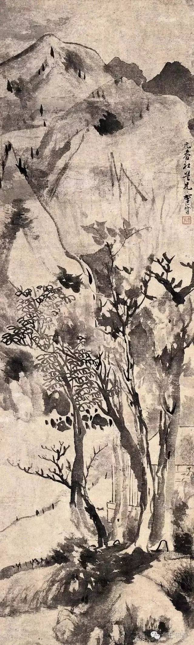 明代名家李流芳山水画作欣赏