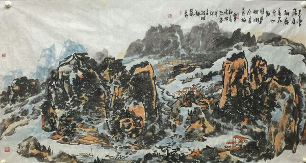 中国画作品多次参加国内外书画大展并获奖,出版有 《 王建华中国画