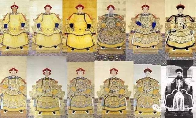 清十二帝画像,代表清朝宫廷画的最高水准!