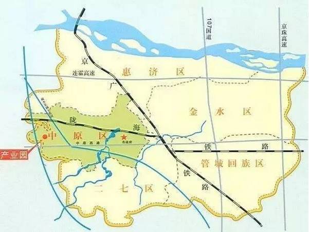其它 正文  郑州市辖6个市辖区,5个县级市,1个县:中原区,二七区,金水图片