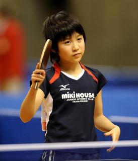 日本女乒世界冠军童年萌照曝光,她比福原爱还可爱