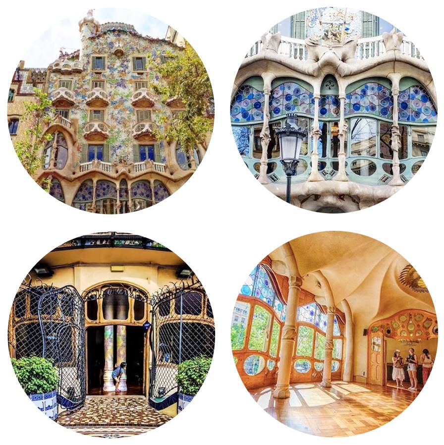 casa batlló 巴特略之家 我喜欢那些精致的窗户,大部分