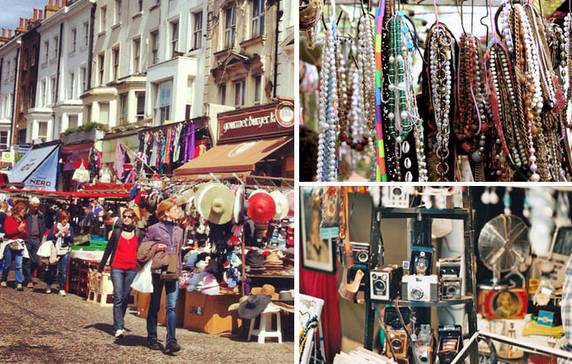 伦敦 portobello market