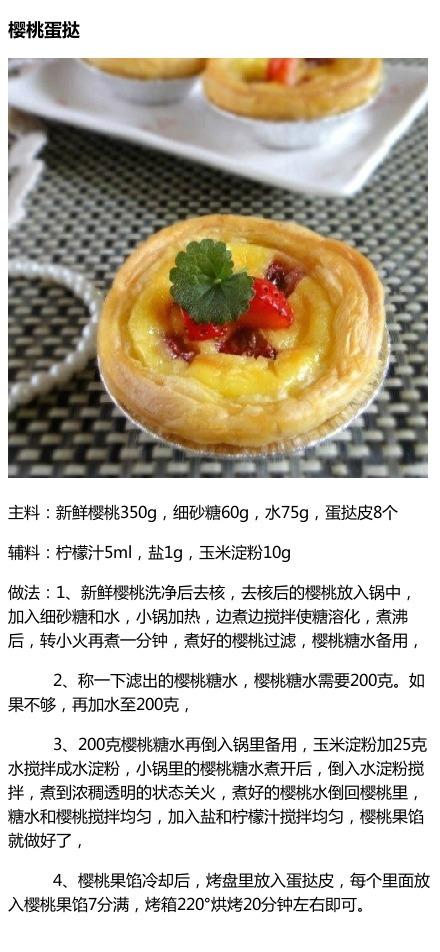 9种美味"蛋挞"的制作方法,包你一学就上瘾!