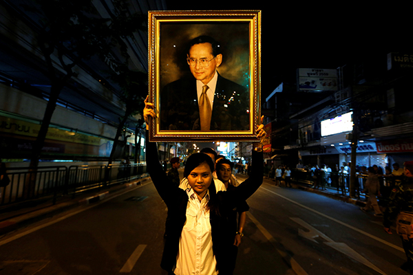 泰国国王普密蓬去世的影响