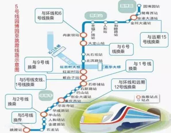 重庆轨道5号线一期通车