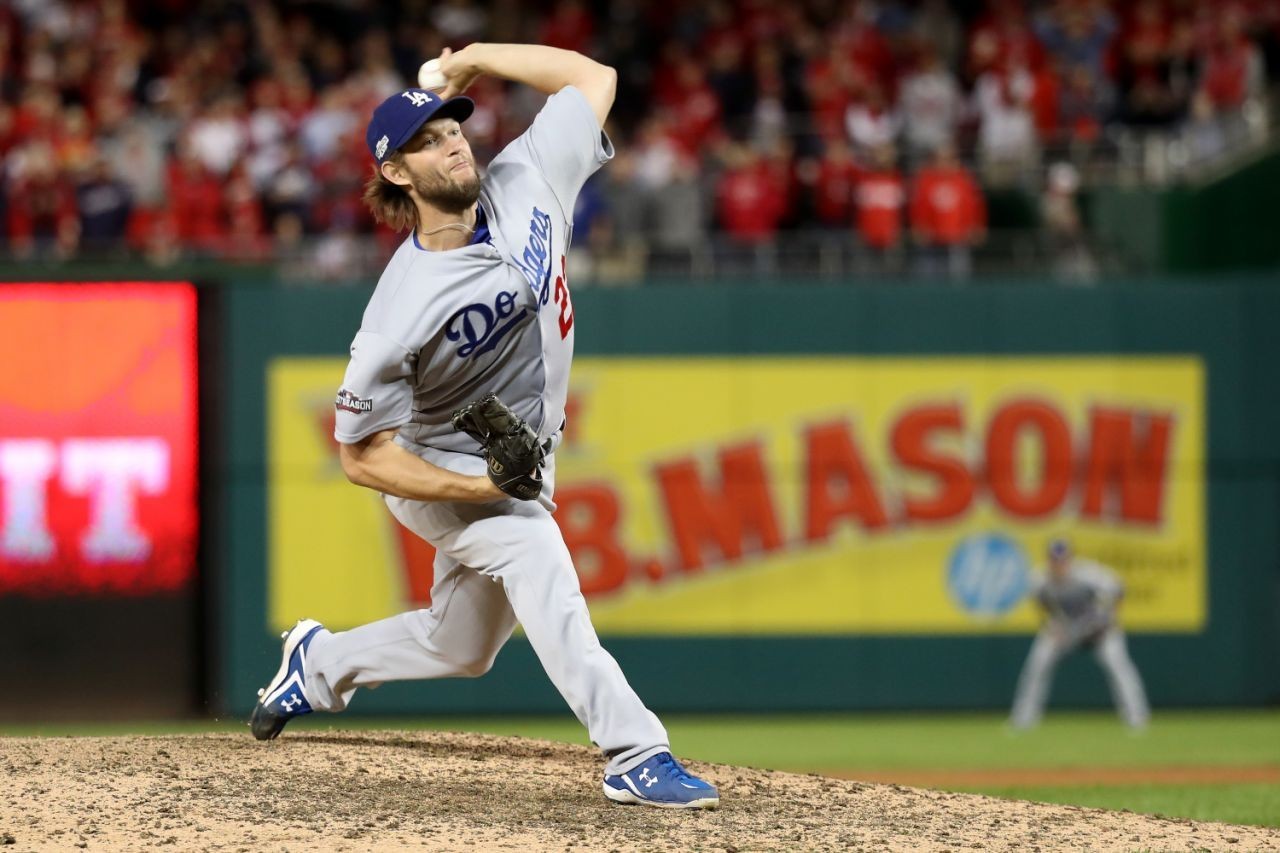 洛杉矶道奇终结者kenley jansen与王牌投手clayton kershaw,昨天(14日