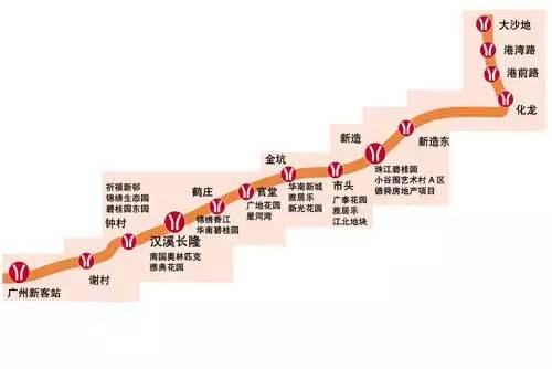 广州地铁规划13条线及站点详细资料