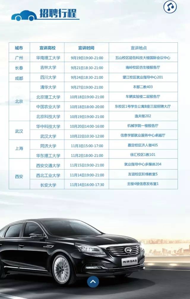 【广汽传祺2017届校园招聘】实现中国汽车梦