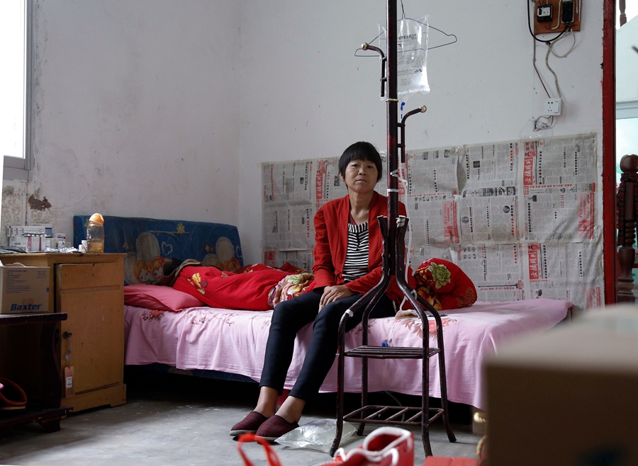 安庆怀宁:尿毒症患者在家透析五年维持生命