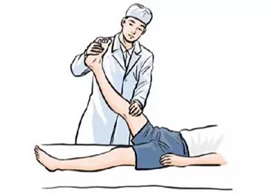 患者首先可以趴在床上,屈起双膝,再将大腿外旋,也就是使梨状肌紧张