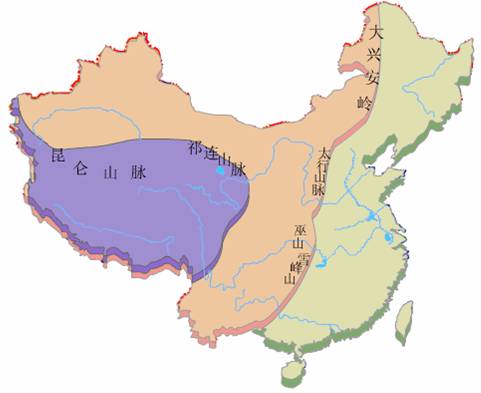 中国国界线图片_中国人口地理界线