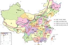 中国地图山脉地形图