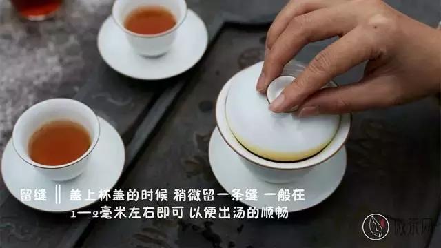 一分钟教你如何正确使用盖碗泡茶