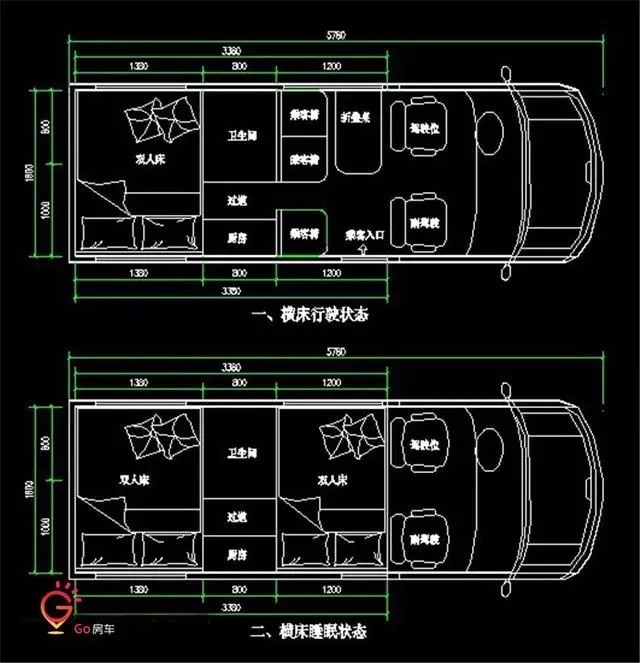 看美女车友如何改装大通短轴中顶房车(下)