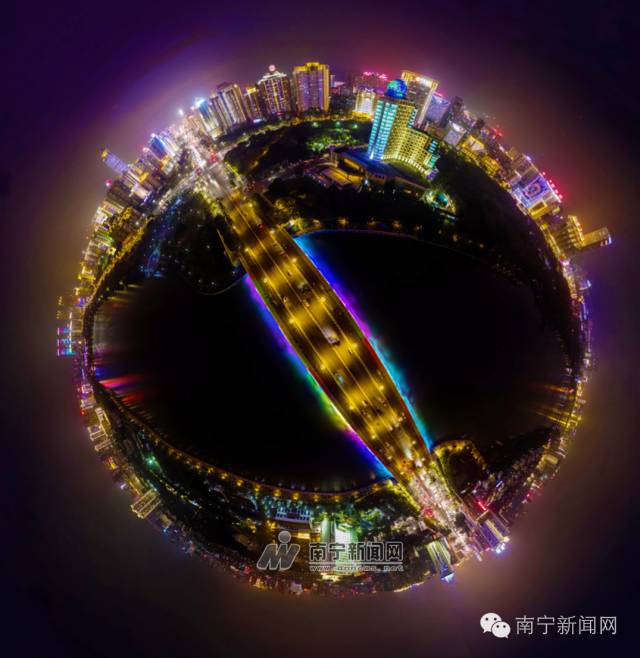 "南宁之夜"全景vr大片震撼发布!璀璨夜色美到哭!