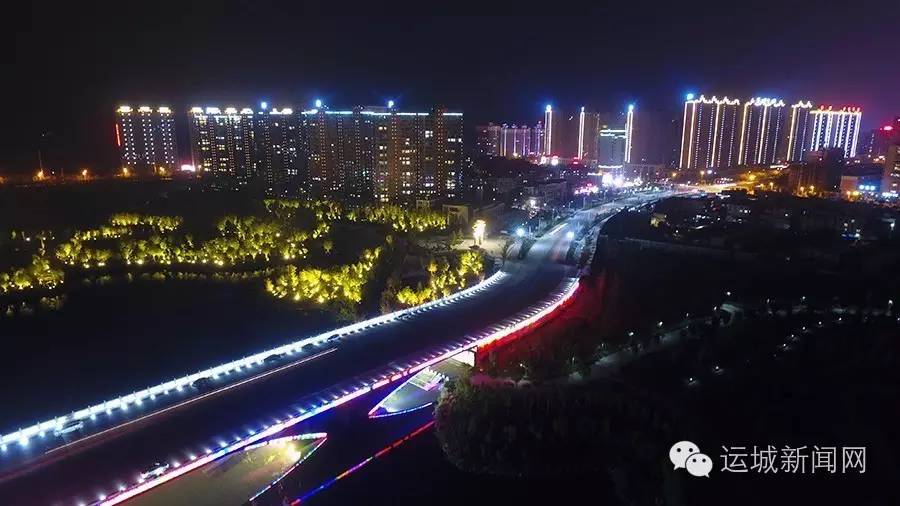 【绚烂夜景】运城标志性建筑美不胜收