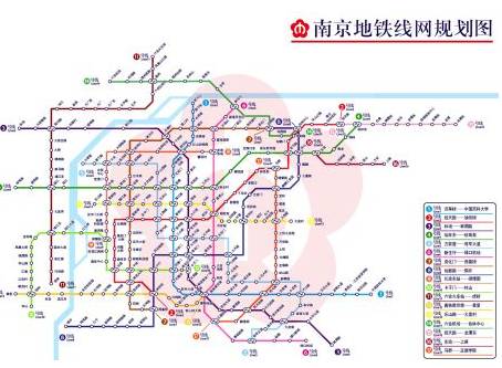 南京地铁17条线路规划