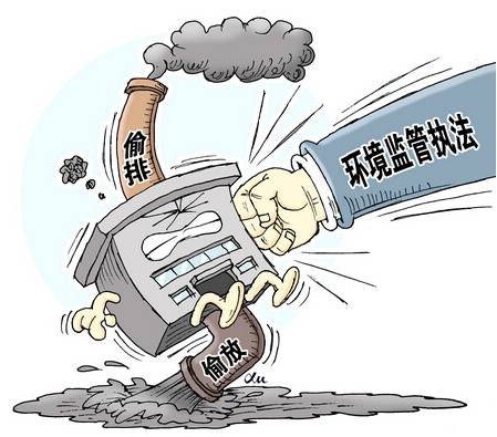 这是新环保法实施以来,我市首次实施的环境违法行政拘留案件.