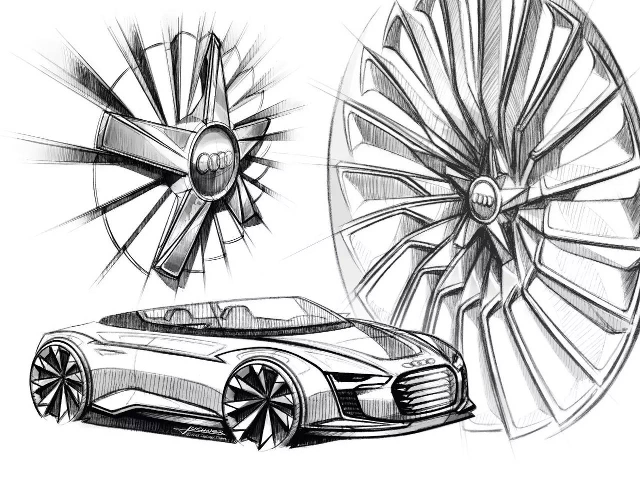 【奥迪研究项目】audi studies sketchesⅡ