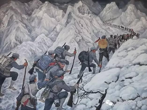 纪念中国工农红军长征胜利80周年美术作品展览