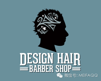 国外理发店logo设计欣赏