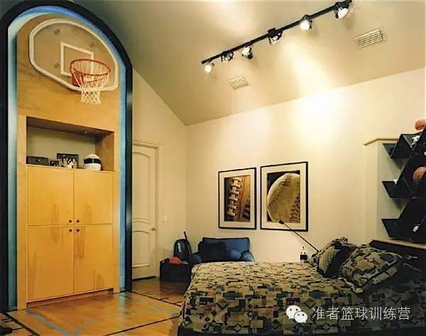 爱篮球的人,都想把房间布置成这样
