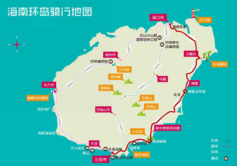 途经文昌,琼海,万宁,陵水至三亚,全长大约400公里——这是海南最精华图片