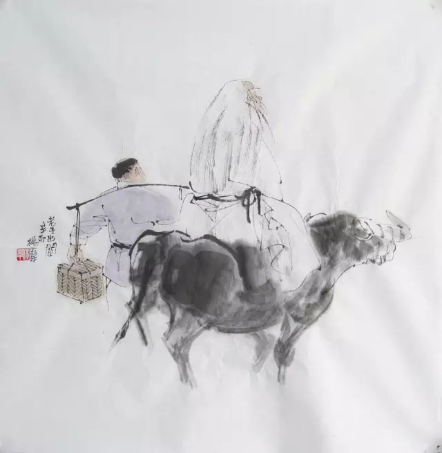 青年画家杨苇作品:仙风道骨,飘逸自如