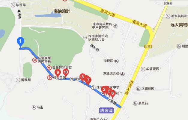 【畅游】唐家湾最赞的6条"跑吃"路线!据说看完的人都"瘦"了