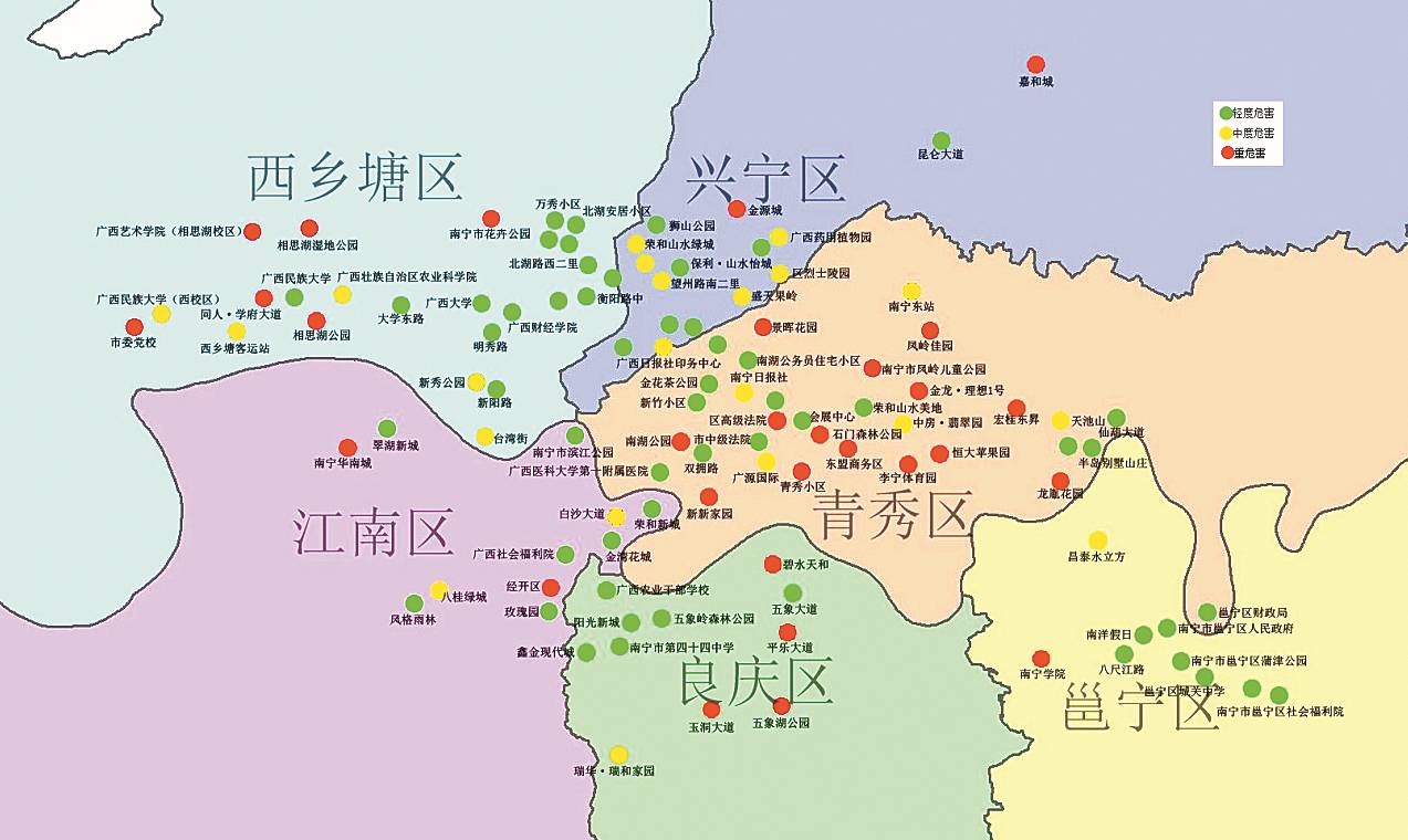 南宁行政区人口_南宁行政区划分地图